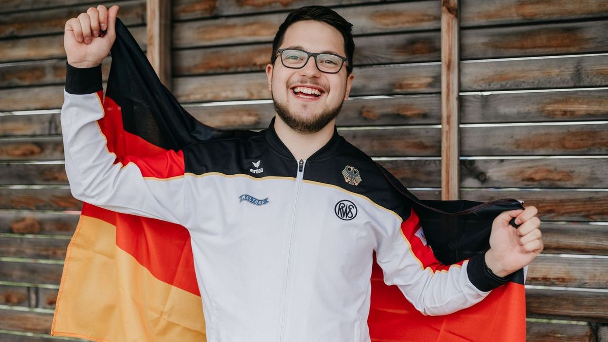 Florian Peter ist neuer Europameister mit der Schnellfeuerpistole. (Foto: DSB)