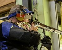 Walter Massing sicherte sich bei den Deutschen Vorderlader-Meisterschaften in Hannover Gold mit dem Perkussionsgewehr. (Foto: DSB)