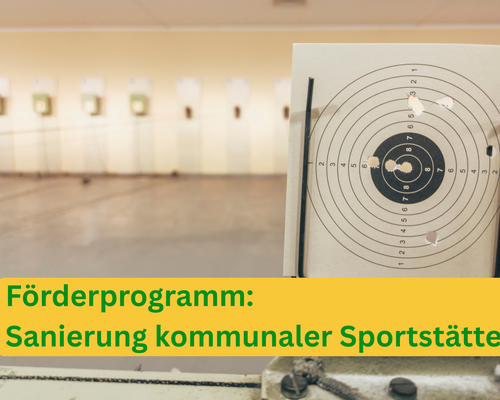 DSB-Vereine: Jetzt Fördermittel für Sportstätten sichern