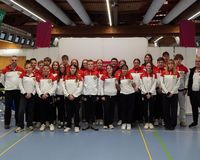 Das hessische Team bei der JugendVerbandsRunde 2025 in München. (Foto: Jessica Kraft)