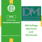 Startkarten für DM Auflage verschickt!