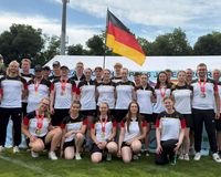 Ein sehr großes und sehr erfolgreiches deutsches Bogen-Team in Ruse. (Foto: DSB)