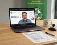 Symbolbild Onlinesprechstunde - mit Hilfe von KI erstellt