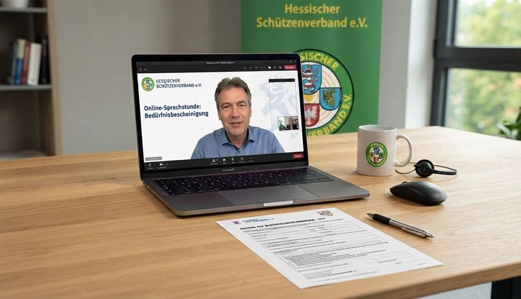 Symbolbild Onlinesprechstunde - mit Hilfe von KI erstellt