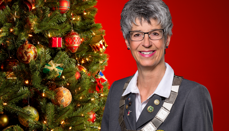 Weihnachtsgruß der Präsidentin