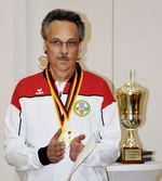 Alexander Schösser gewann für Hessen mit dem Perkussionsgewehr. (Foto: Sandra ten Vaarwerk)