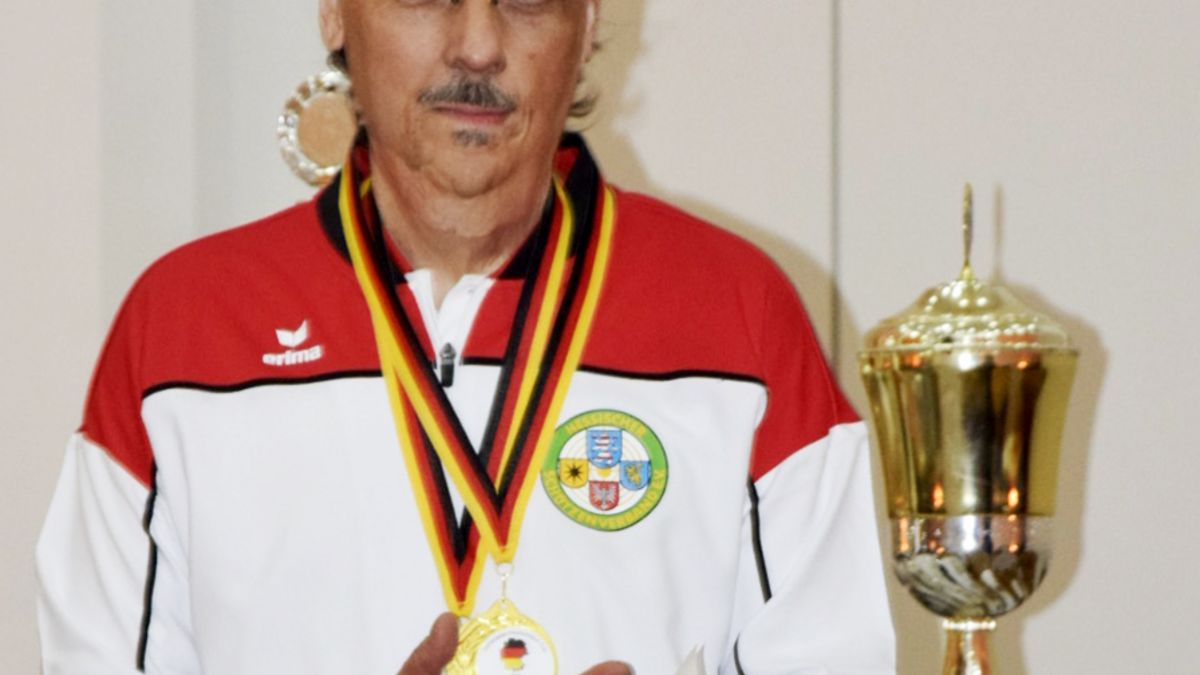 Alexander Schösser gewann für Hessen mit dem Perkussionsgewehr. (Foto: Sandra ten Vaarwerk)