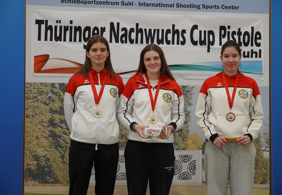 Hessischer Pistolen-Nachwuchs glänzt beim Thüringer Nachwuchscup 2026