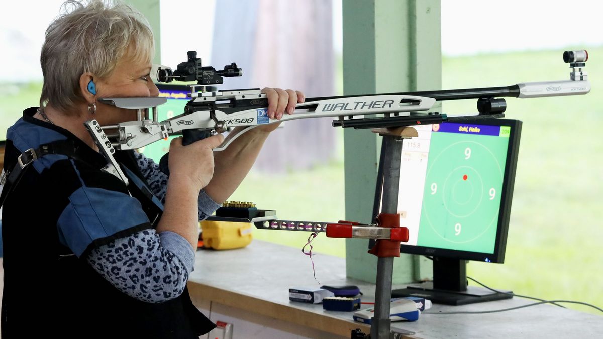 Heike Sohl gewann den DM-Titel mit dem Kleinkalibergewehr auf 100 Meter Entfernung. (Foto: Werner Wabnitz)
