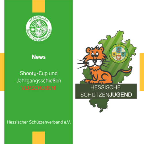 Shooty-Cup und Jahrgangsschießen 2023 verschoben!