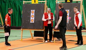 Schmidt Pascal - Warten auf die Entscheidung der Kampfrichter im Finale gegen Henning Lüpkeman. (Foto: Werner Wabnitz)