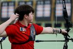 Phil Lüttmerding vom SV Böddiger wurde Vizemeister in der Recurve-Juniorenklasse. (Foto: Werner Wabnitz)