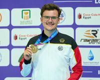 Max Ohlenburger sicherte sich die Silbermedaille im Liegendschießen auf 300 Meter. (Foto: ISSF / DSB)