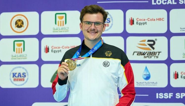 Max Ohlenburger sicherte sich die Silbermedaille im Liegendschießen auf 300 Meter. (Foto: ISSF / DSB)
