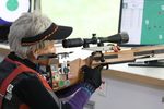 Brunhilde Thewes gewann Bronze mit dem KK-Gewehr auf 100 Meter Entfernung. (Foto: Werner Wabnitz)