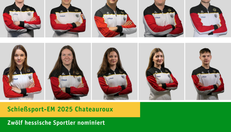 Zwölf hessische Athletinnen und Athleten für Europameisterschaften nominiert