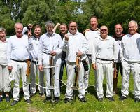 Das Teilnehmerfeld bei der Rangliste Feldarmbrust. (Foto: Eckhard Frerichs)