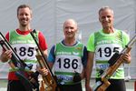 Bronze für Andreas Tempelfeld (rechts), es siegte Stephan Werner (Mitte) vor Markus Furtner (links). (Foto: Werner Wabnitz)