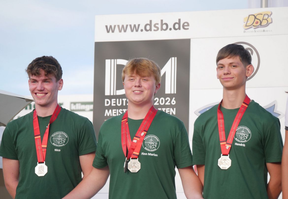 Silberregen für die Sportpistolen-Schützen – Deutsche Meisterschaft Sportschießen 2026 in München – Tag 9