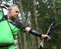 Thomas Bockhorn gewann zum fünften Mal den Titel im 3D-Bogen Traditionell. (Foto: Werner Wabnitz)