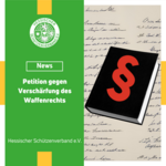 Petition gegen Waffenrechtsverschärfung