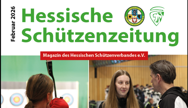Titelseite der Hessischen Schützenzeitung Februar 2026