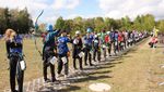 Ein Blick auf die Schützenlinie bei der Jugendverbandsrunde Bogen in Suhl. (Foto: DSJ)