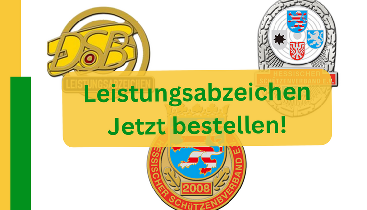 Leistungsabzeichen von DSB und HSV – Bestellfrist endet am 15. Oktober