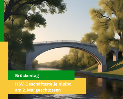 Geschäftsstelle am 2. Mai 2025 geschlossen