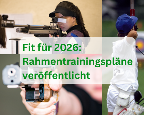 Fit für 2026: Neue Rahmentrainingspläne für Gewehr, Pistole und Bogen veröffentlicht