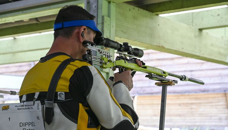 Peter Dippel gewann die Goldmedaille im 100-Meter-Wettkampf bei den Senioren I. (Foto: Eckhard Frerichs / DSB)