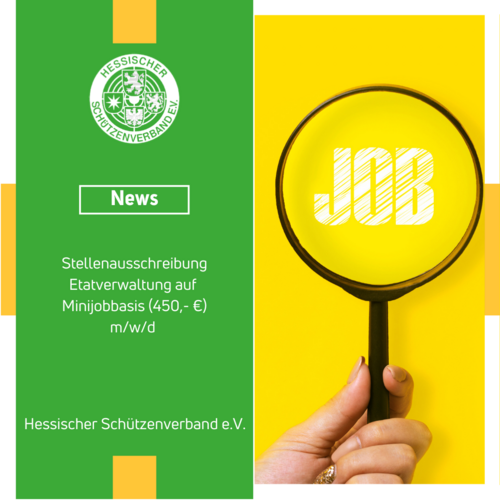 Stellenausschreibung Etatverwaltung auf Minijobbasis (m/w/d) in der Geschäftsstelle