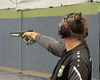 Matthias Schwender vom SV Falke Dasbach beim Wettkampf in Bassum. (Foto: SV Falke Dasbach)