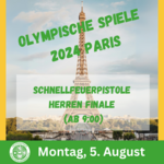 Olympische Spiele 2024 in Paris: Finale Schnellfeuerpistole Herren