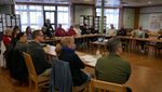 Zu Beginn des Leitbildworkshops versammelten sich die Teilnehmer im Tagungsraum des Landesleistungszentrums. (Foto: Lutz Berger)