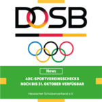 40€-Sportvereinsschecks noch bis 31. Oktober verfügbar