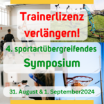 Trainerlizenz verlängern beim 4. sportartübergreifenden Symposium