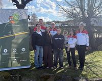 Mehrere Mitglieder des neu gewählten Teams der Hessischen Schützenjugend.