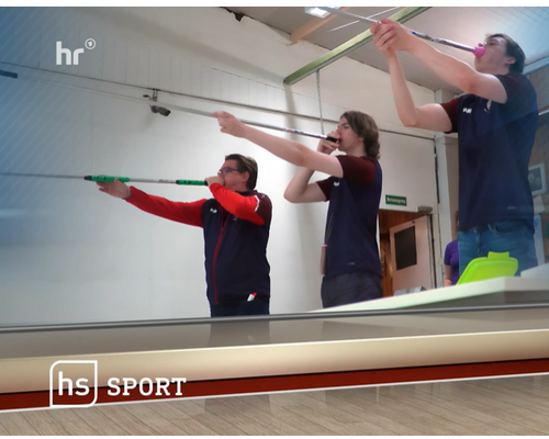 Blasrohrsport in der „Hessenschau Sport“ – Familie Buckler gibt Einblicke