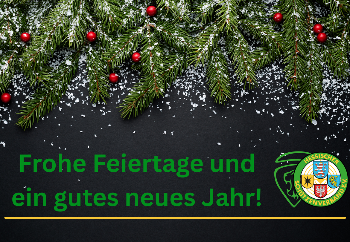 Frohe Feiertage und ein gutes neues Jahr!