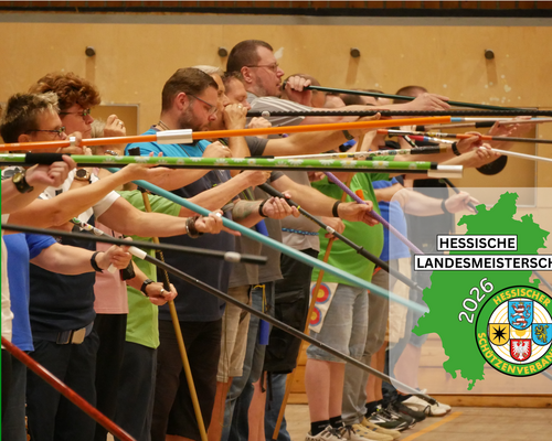 Hessenmeisterschaft Blasrohrsport: Startkarten und Standlisten veröffentlich