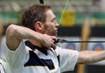 Markus Zellmann gewann Silber in der Recurve-Masterklasse. (Foto: Werner Wabnitz)