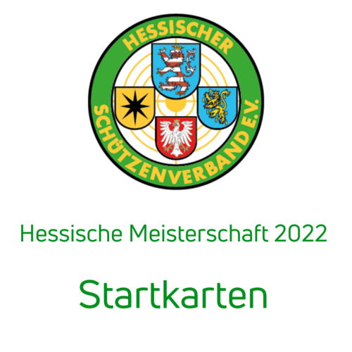 Versand der Startkarten für die Hessische Meisterschaft 2022