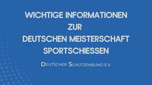 Deutsche Meisterschaft München: Wichtige Mitteilung bzgl. Unterkünfte