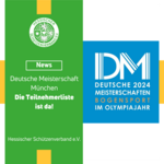Deutsche Meisterschaften München: Die Teilnehmerliste ist da! 