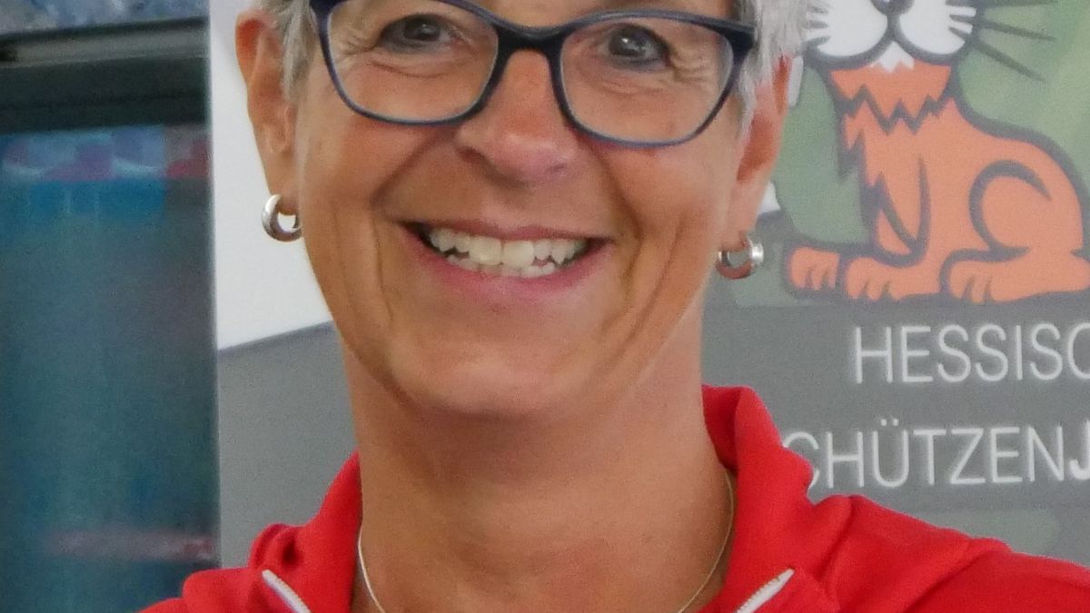 Tanja Frank, die Präsidentin des Hessischen Schützenverbandes, auf den Deutschen Meisterschaften Sportschießen 2024 in Garching-Hochbrück. (Foto: Lutz Berger)