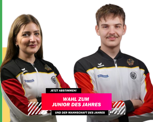 Wahl zum Junior des Jahres: Annabelle Hettmer und Vladislav Poddubskyi