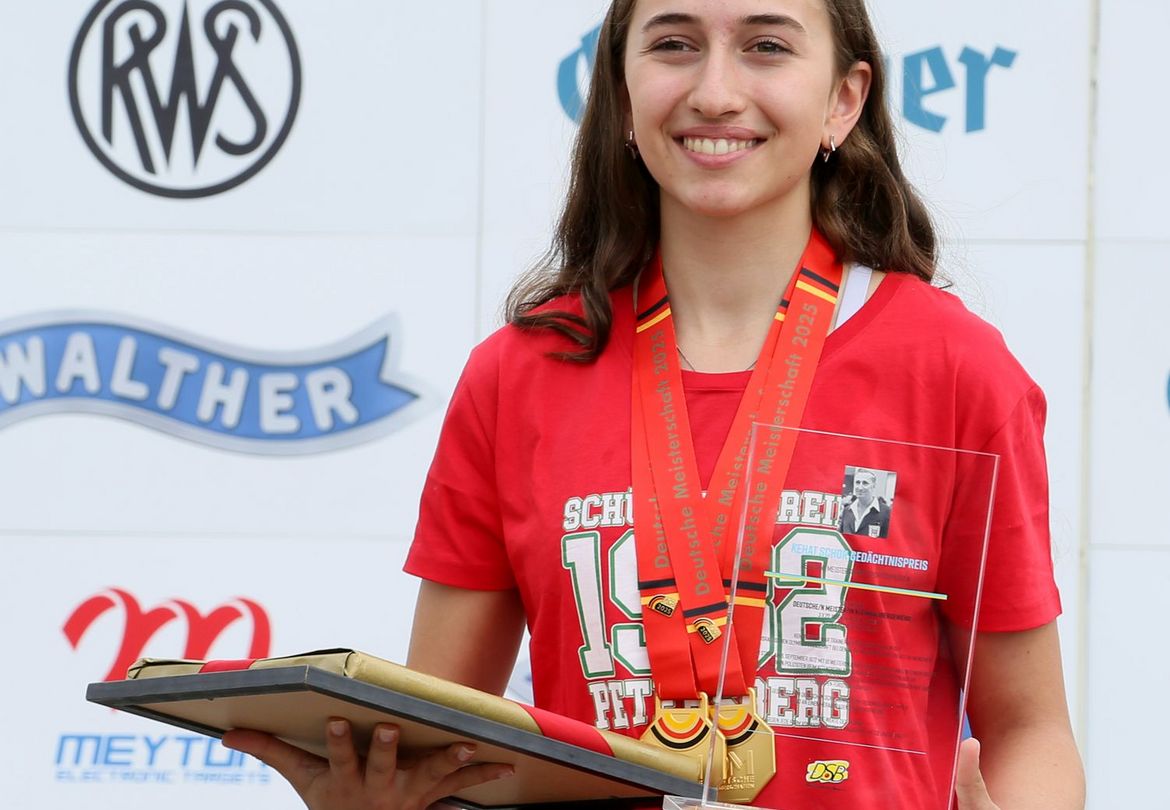 Goldmedaillen und Kehat Schor-Gedächtnispreis für Anabell Dörsam – Deutsche Meisterschaften Sportschießen 2025 – Tag 8
