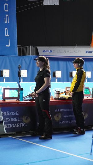 Doreen Vennekamp (links) erreichte mit der Sgi Waldenburg den vierten Platz in der LP-Bundesliga. (Foto: DSB)