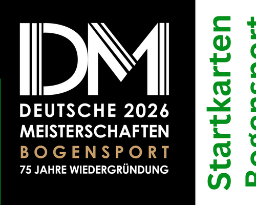 Startkarten für die Deutschen Meisterschaften Bogen verfügbar